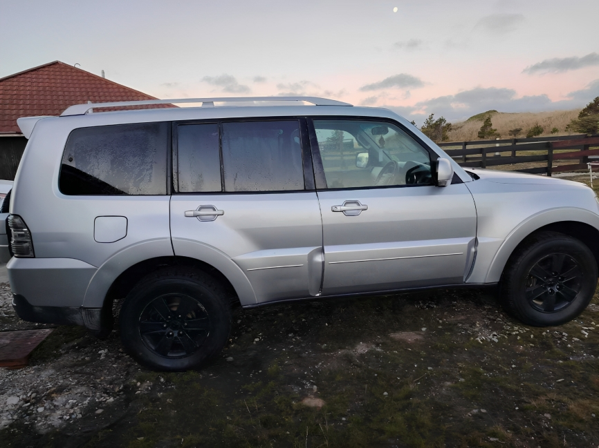 Silver SUV exterior